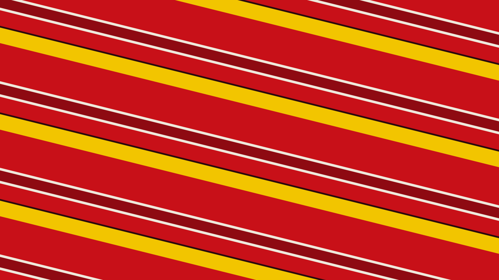 Modena Red — abstract composition in racing red and shield yellow