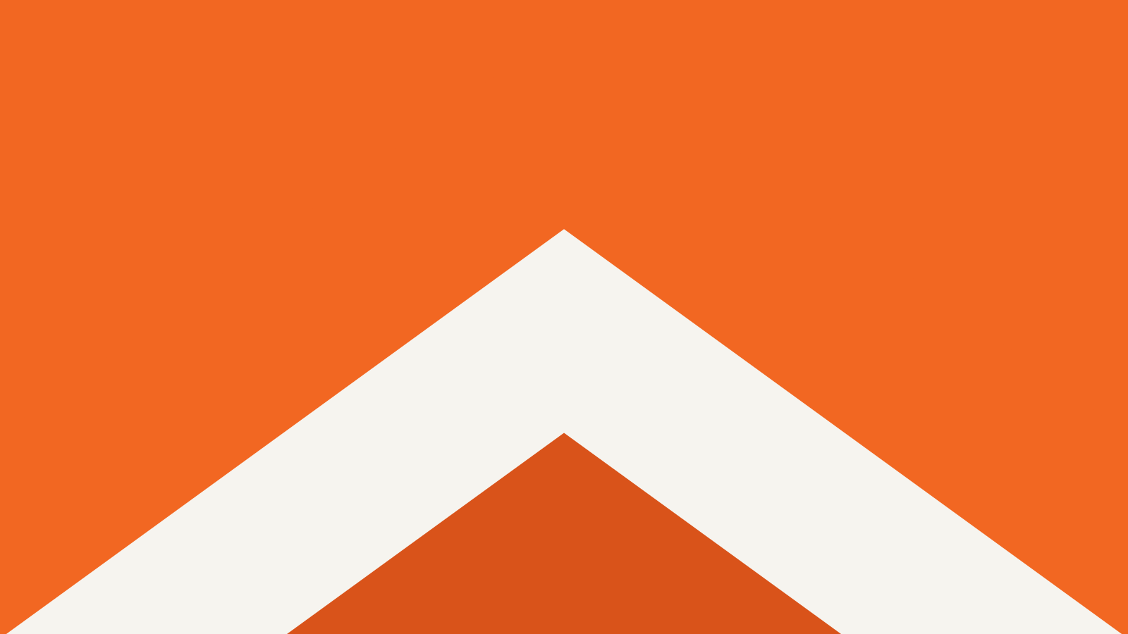 Zandvoort Orange — abstract composition in orange and deep blue